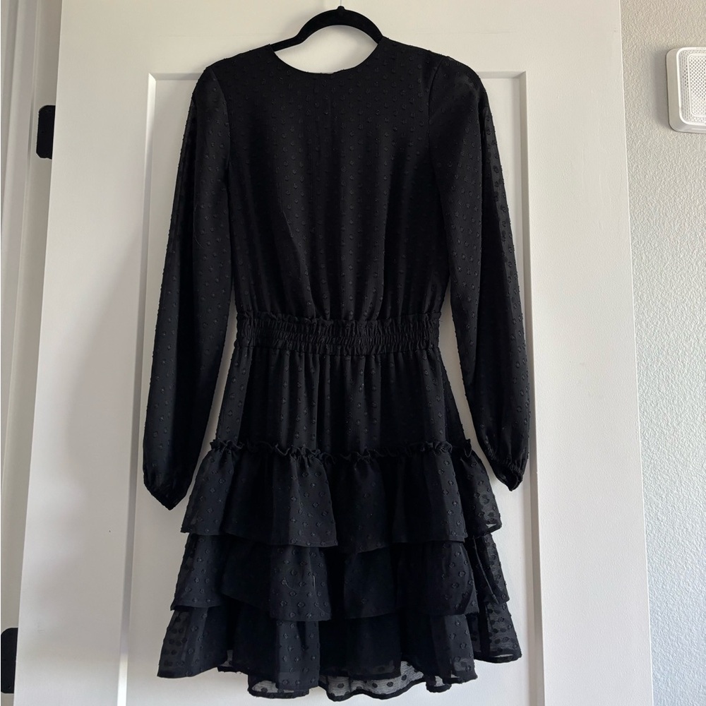 Express Black Patterned Dress